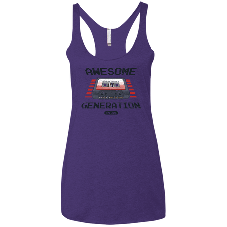 Awesome Generation Women's Triblend Racerback Tank