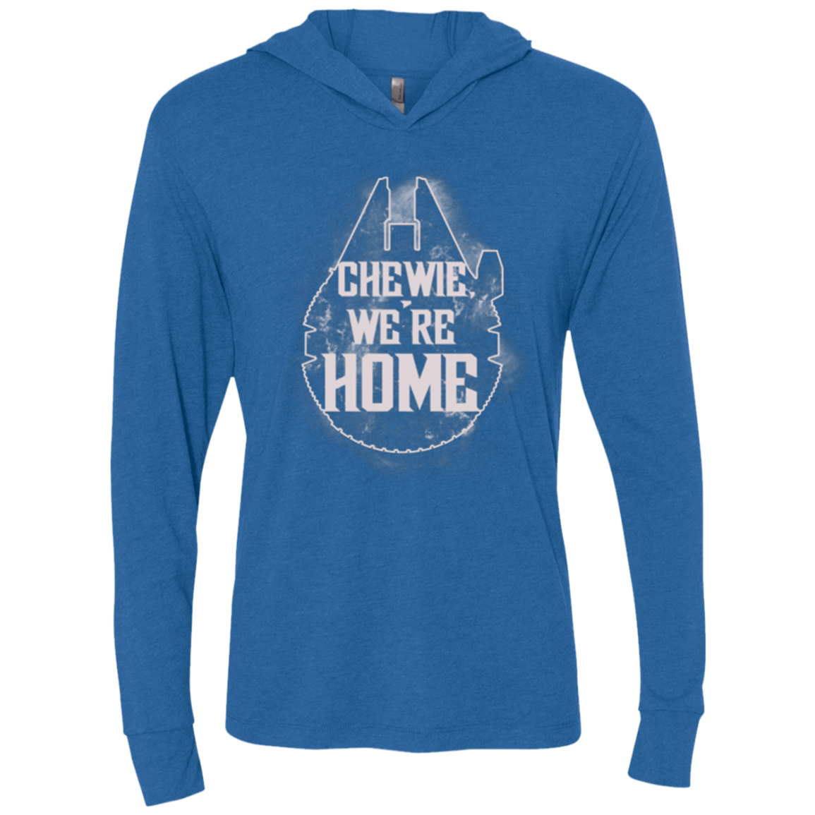 We're Home Triblend Long Sleeve Hoodie Tee