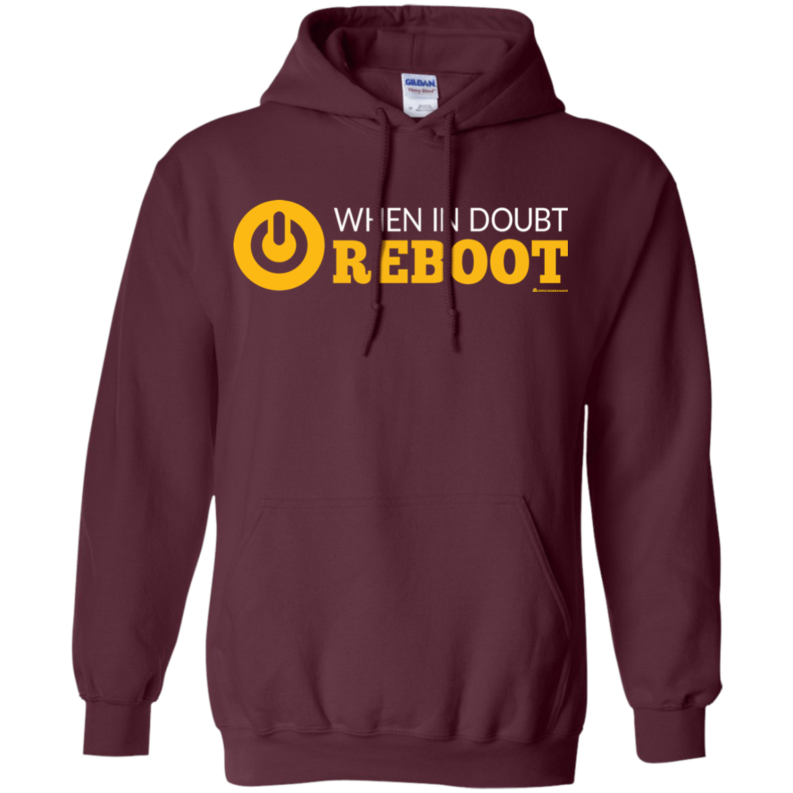 When In Doubt Reboot Pullover Hoodie