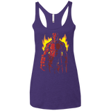 Red Hero Women's Triblend Racerback Tank