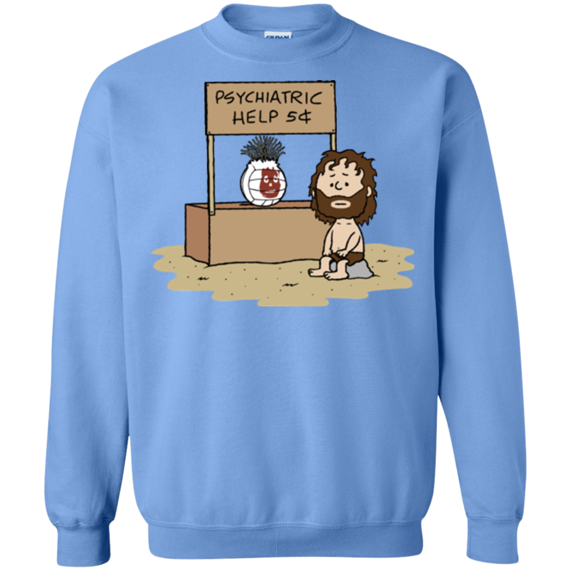 Volleyball Help Crewneck Sweatshirt