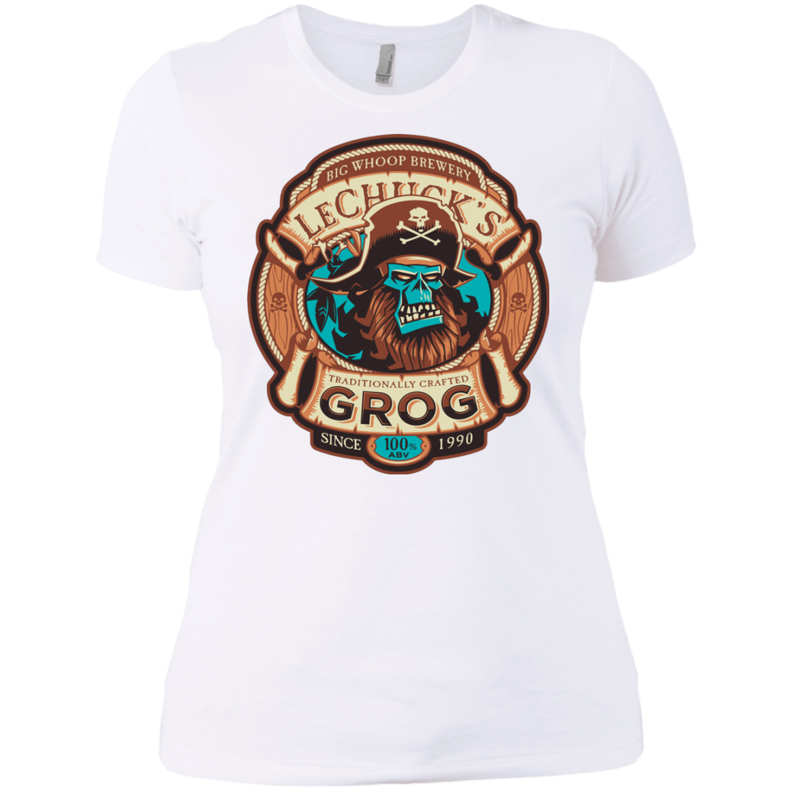 Ghost Pirate Grog Nmns Women's Premium T-Shirt