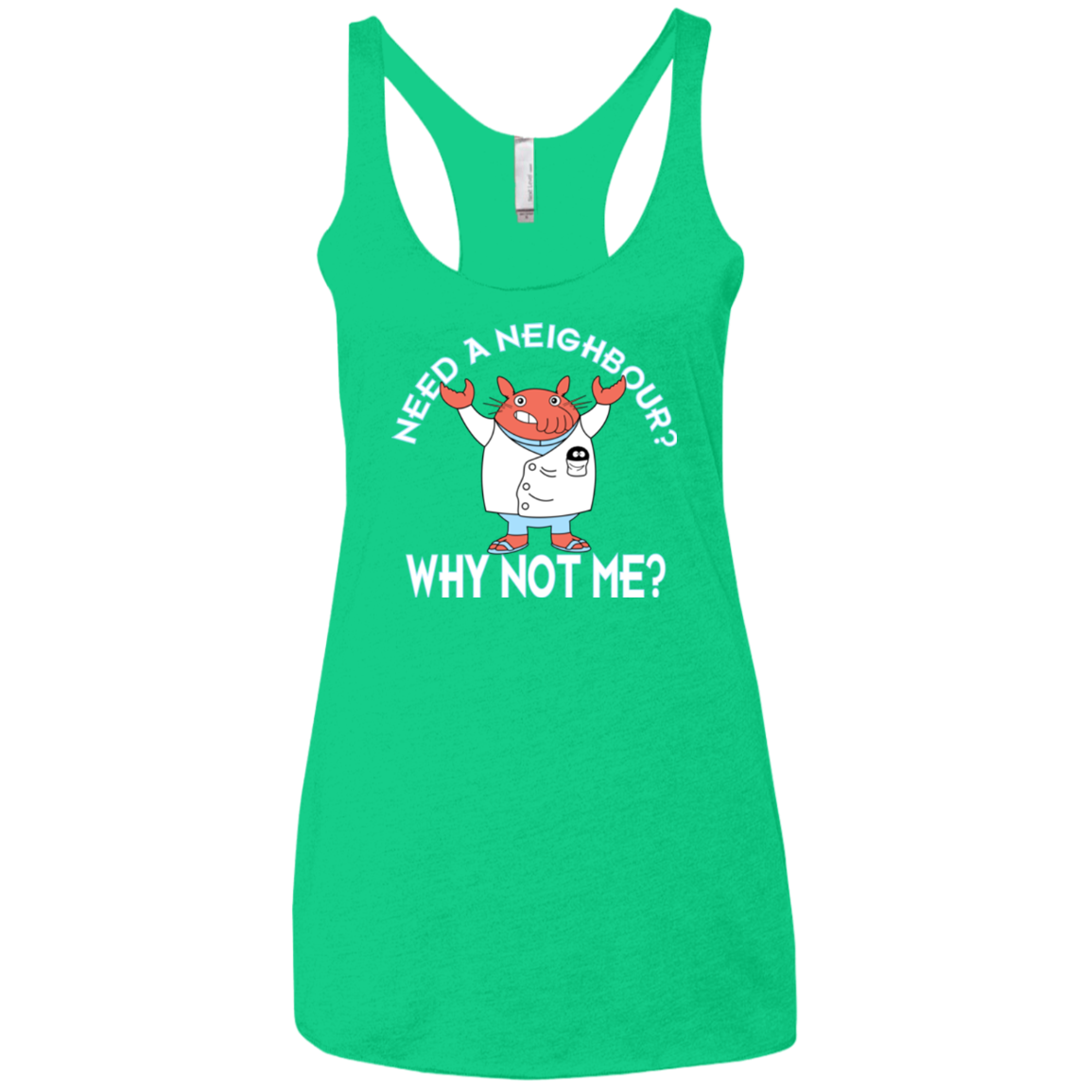 Why not me Women's Triblend Racerback Tank