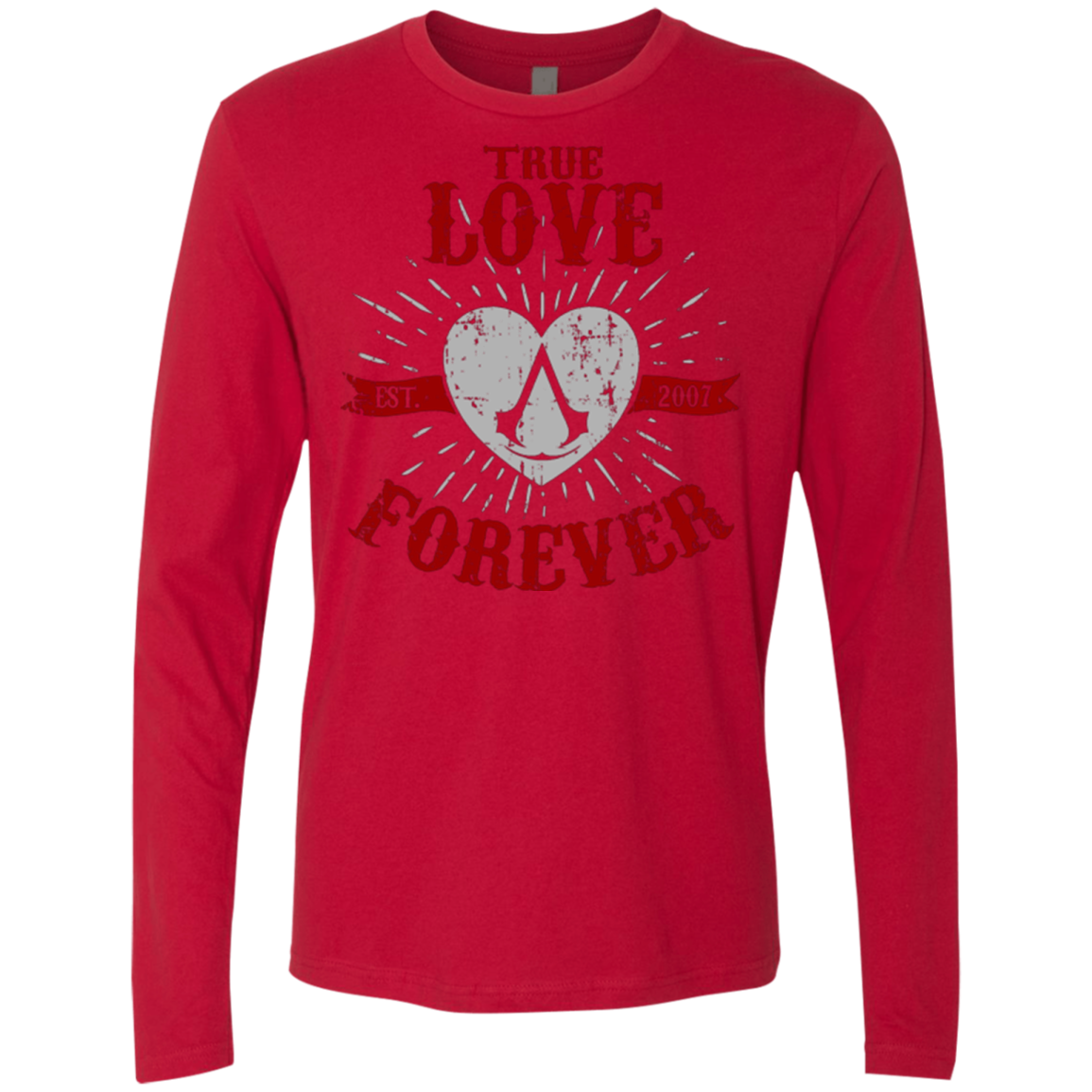 True Love Forever Assasin Men's Premium Long Sleeve