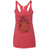 BB-8 Plan Women's Triblend Racerback Tank