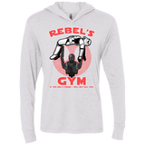Rebel's Gym Triblend Long Sleeve Hoodie Tee