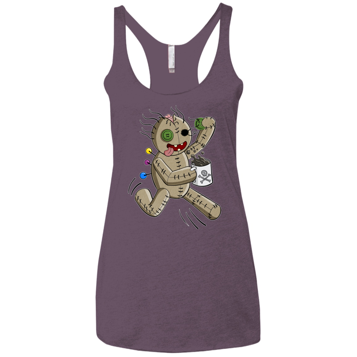 Voodoo Coffee Runner Women's Triblend Racerback Tank