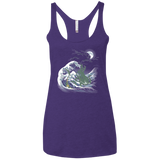 Wave Of R'lyeh Women's Triblend Racerback Tank
