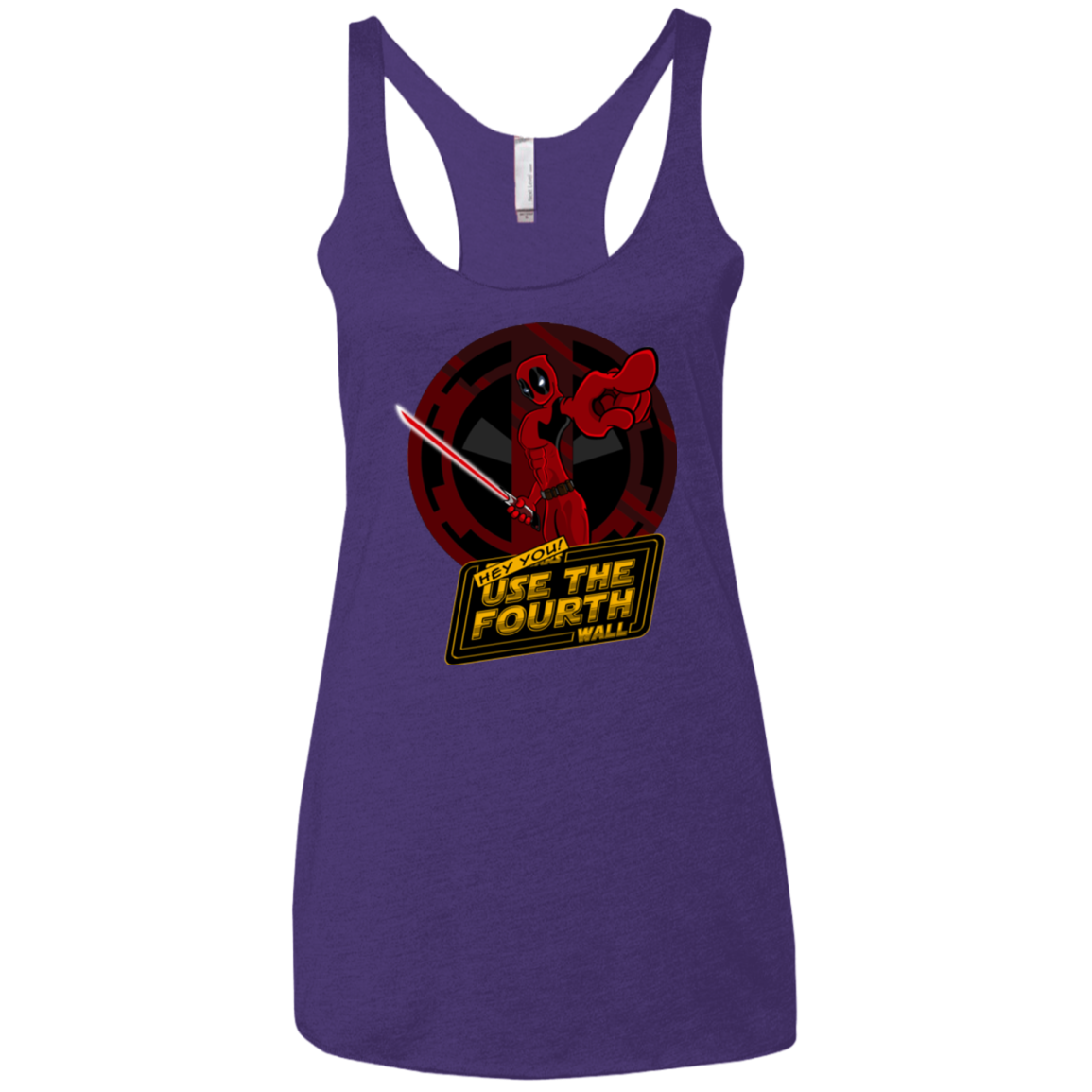 Use The Fourth Wall Women's Triblend Racerback Tank