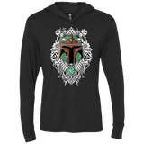 Mandalorian Warrior Triblend Long Sleeve Hoodie Tee