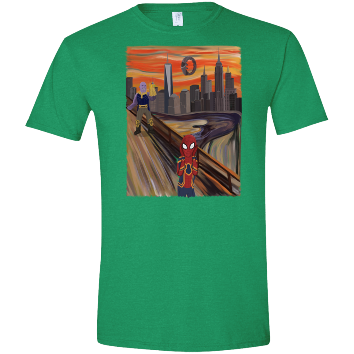 Spider Scream Men's Semi-Fitted Softstyle