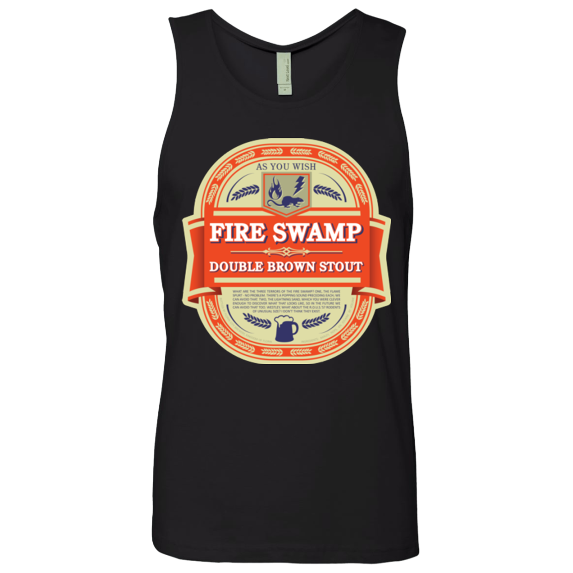 Fire Swamp Ale Men's Premium Tank Top