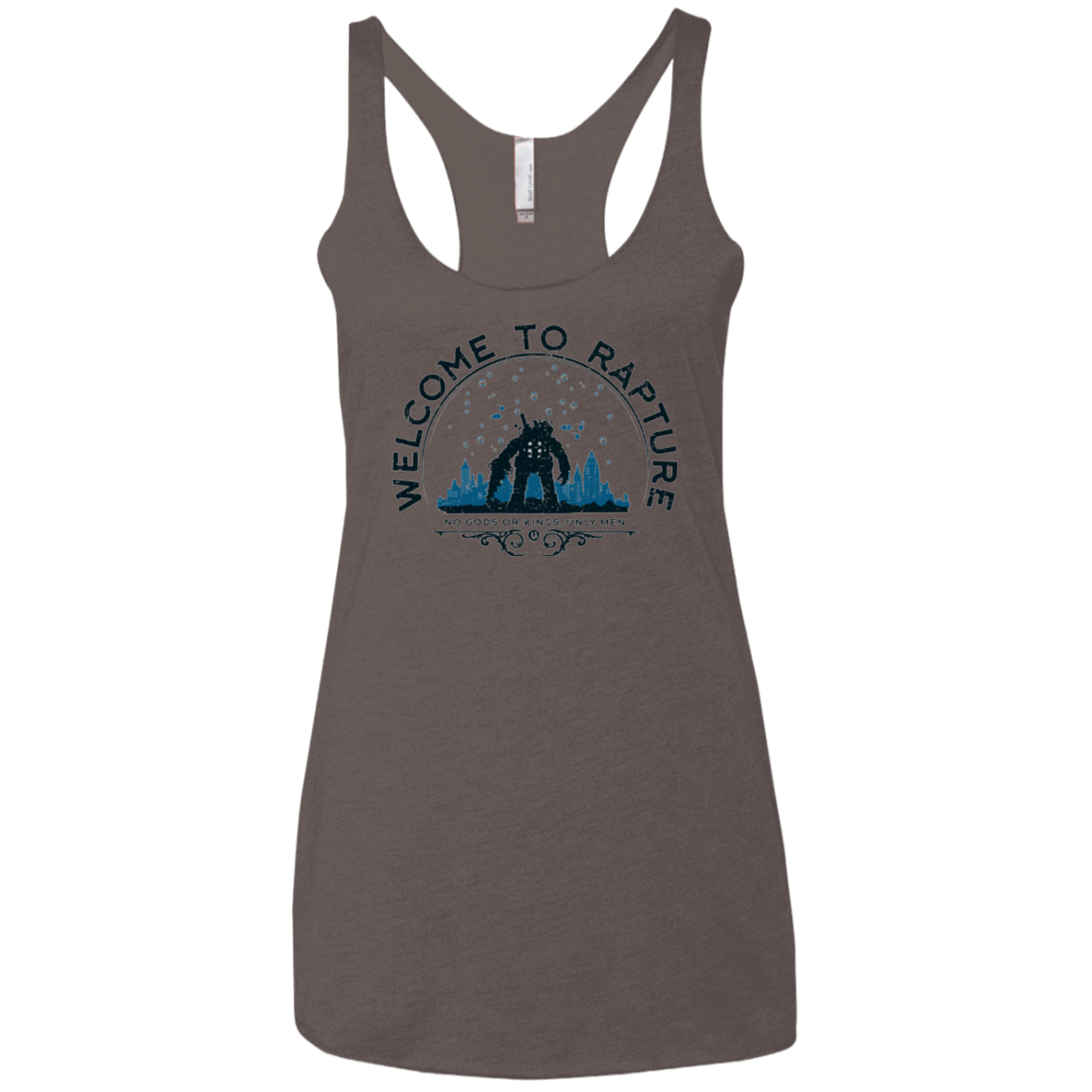 Welcome to Rapture Women's Triblend Racerback Tank