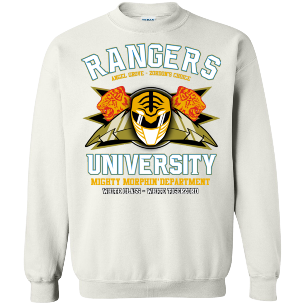 Rangers U White Ranger Crewneck Sweatshirt