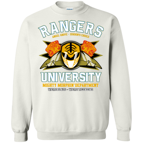 Rangers U White Ranger Crewneck Sweatshirt