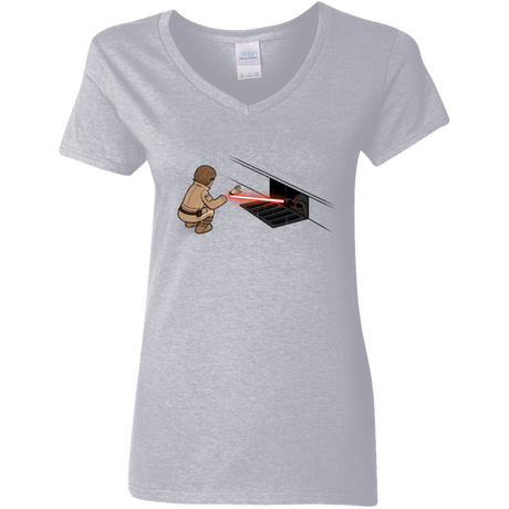 The Dark Sewer Women's V-Neck T-Shirt