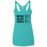 My Sensei Women's Triblend Racerback Tank