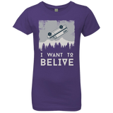 I Want to Believe Girls Premium T-Shirt