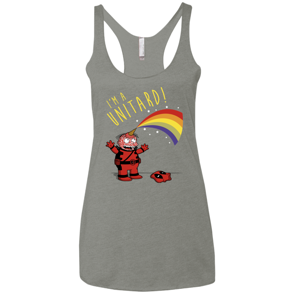 unitard-Raffiti Women's Triblend Racerback Tank