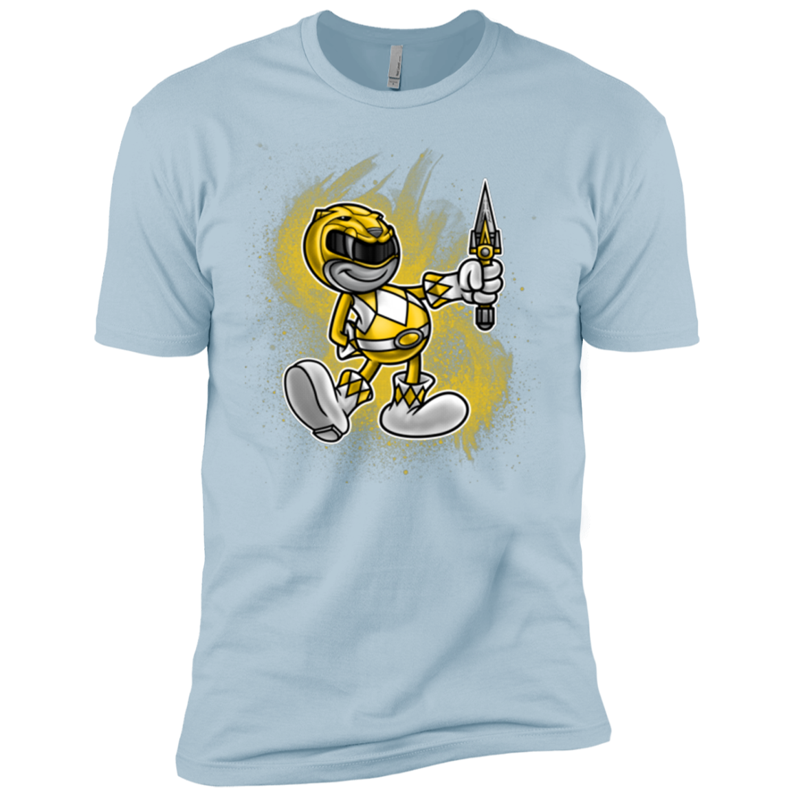 Yellow Ranger Artwork Boys Premium T-Shirt