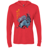 Hanzo Triblend Long Sleeve Hoodie Tee