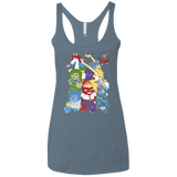 More than a feeling Women's Triblend Racerback Tank