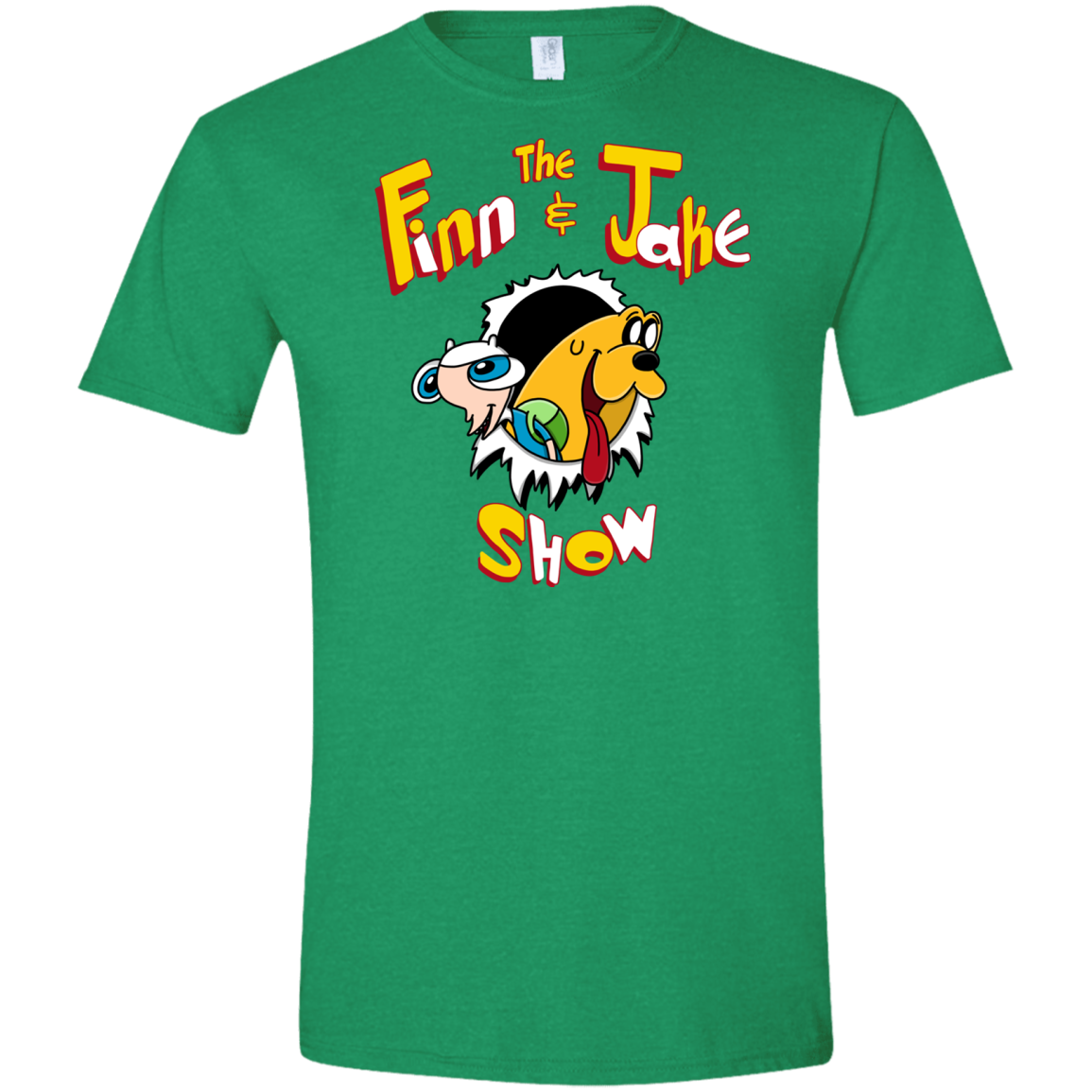 The Finn and Jake Show Men's Semi-Fitted Softstyle