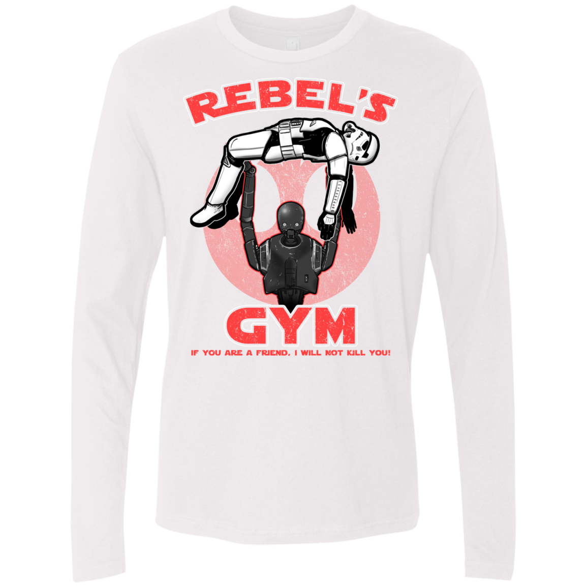 Rebel's Gym Men's Premium Long Sleeve