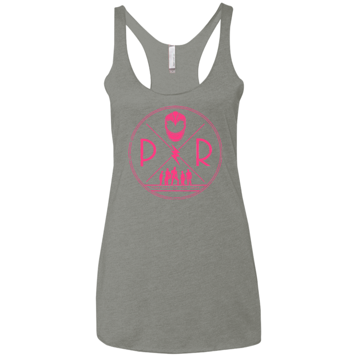 Pink Power Women's Triblend Racerback Tank