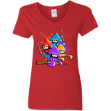 Teenage Mutant Ninja Squids Women's V-Neck T-Shirt