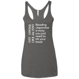 Japanese Women's Triblend Racerback Tank