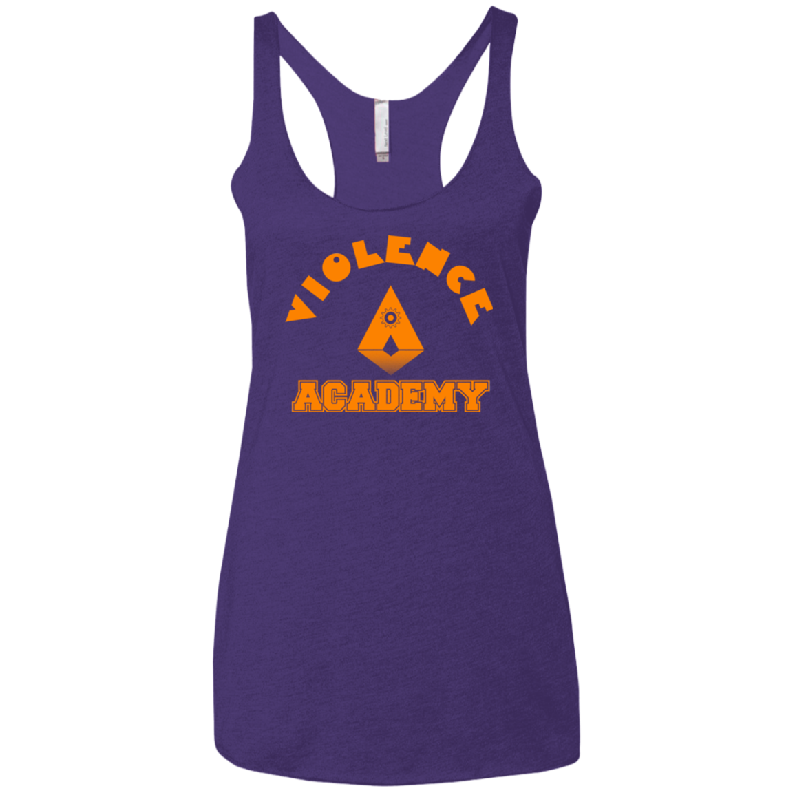 Violence Academy Women's Triblend Racerback Tank
