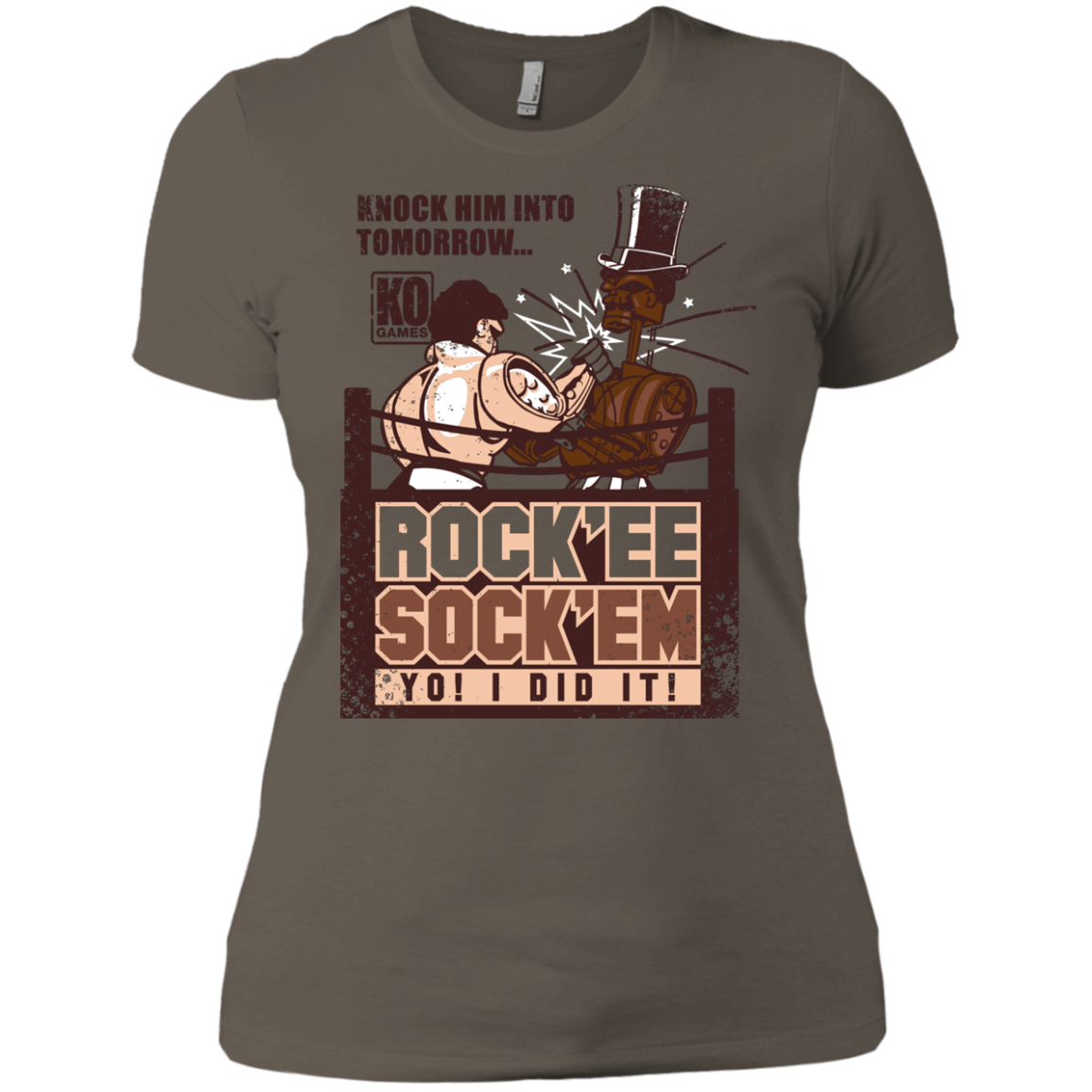 Rockee Sockem Women's Premium T-Shirt