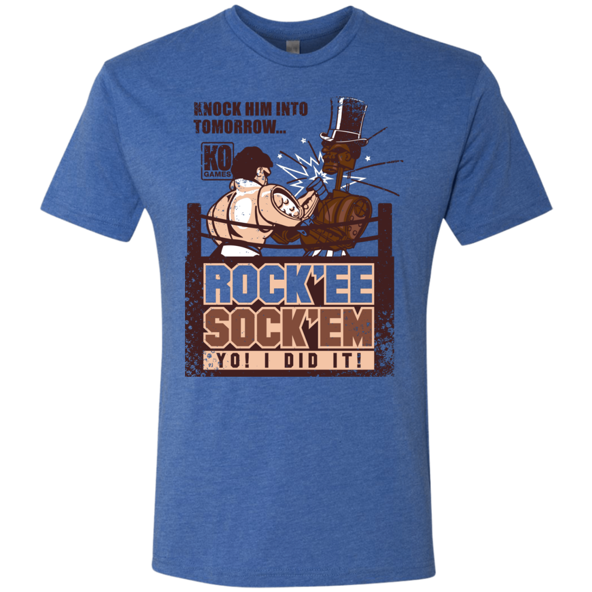 Rockee Sockem Men's Triblend T-Shirt