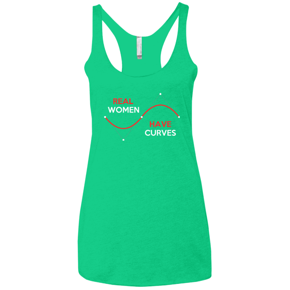 Real Women Women's Triblend Racerback Tank