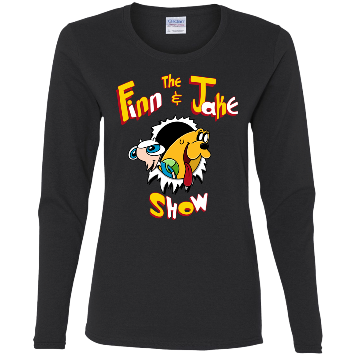 The Finn and Jake Show Women's Long Sleeve T-Shirt