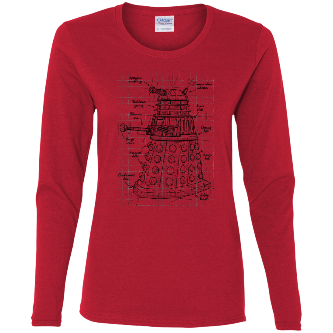 Dalek Plan Women's Long Sleeve T-Shirt