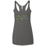We came in peace Women's Triblend Racerback Tank