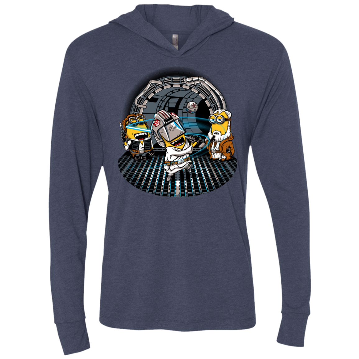 Despicable Training Triblend Long Sleeve Hoodie Tee
