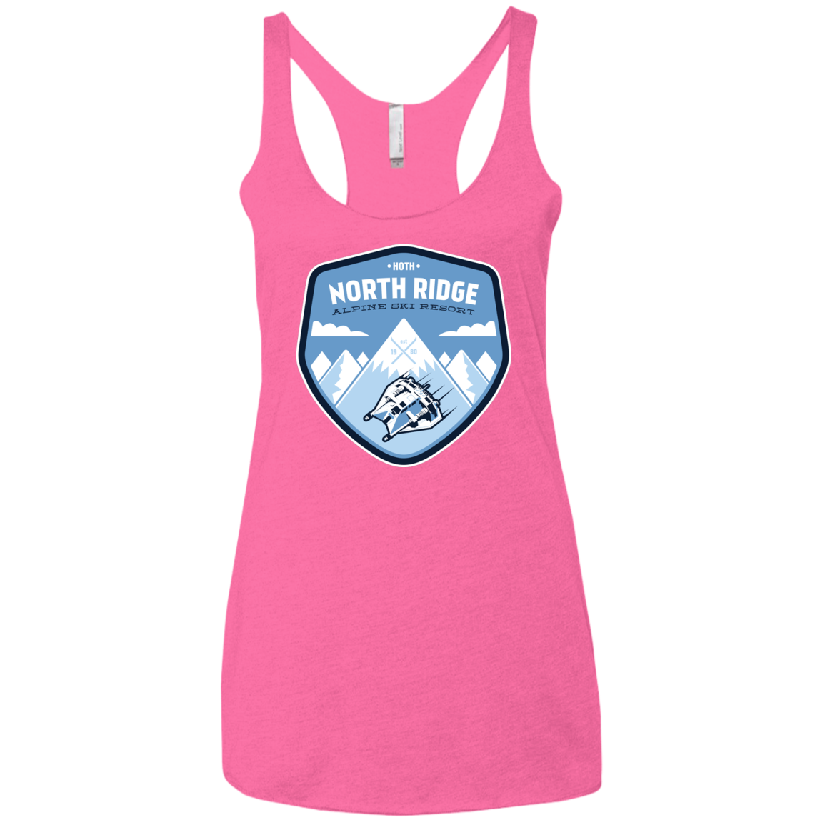 North Ridge Ski Resort Women's Triblend Racerback Tank