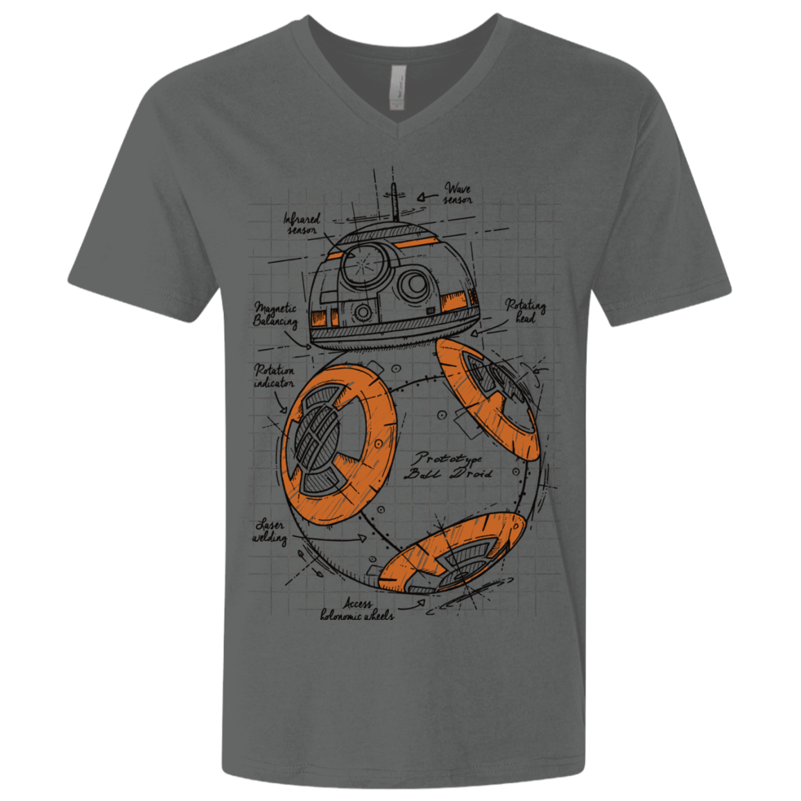BB-8 Plan Men's Premium V-Neck