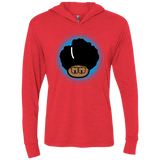 Up Moss Triblend Long Sleeve Hoodie Tee