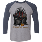 Throne Of Screams Men's Triblend 3/4 Sleeve