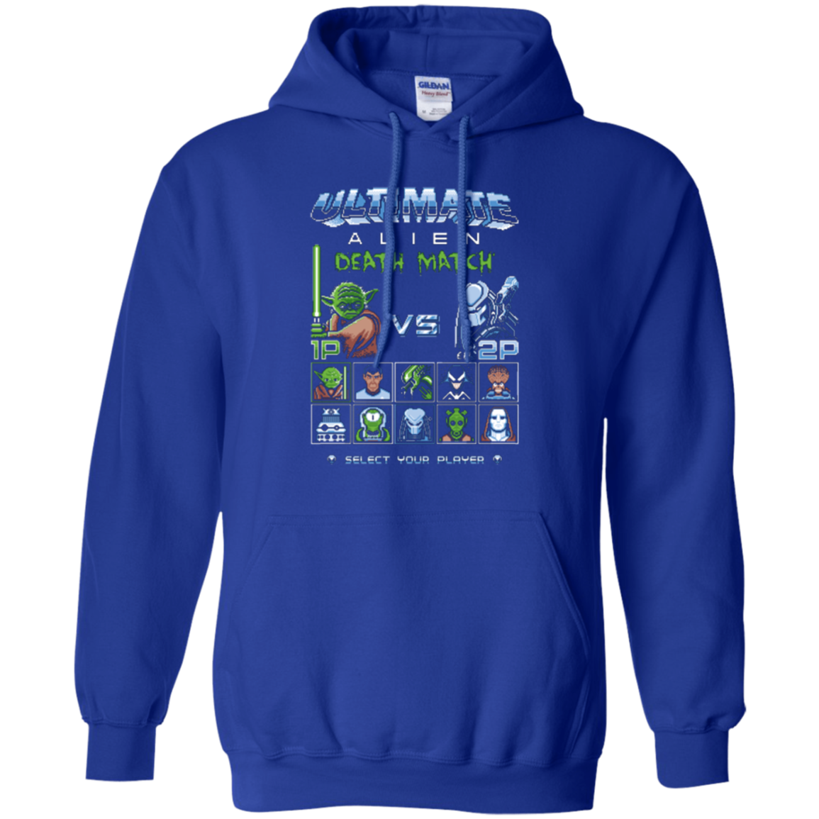 Alien Death Match Pullover Hoodie