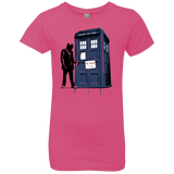 Exit Through Tardis Girls Premium T-Shirt