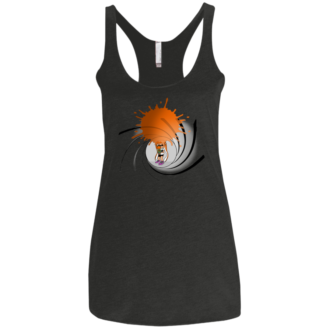 Splat 007 Women's Triblend Racerback Tank