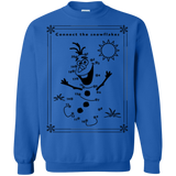 Connect the snowflakes Crewneck Sweatshirt