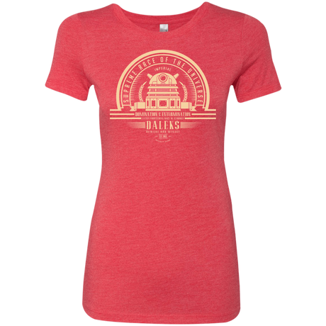 Who Villains Daleks Women's Triblend T-Shirt