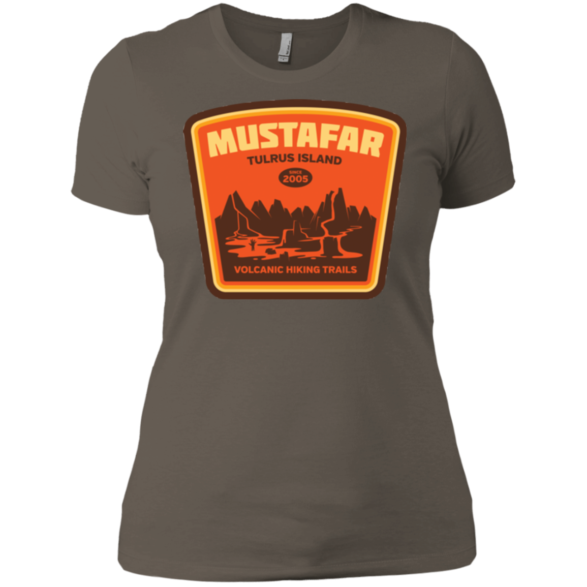 Volcanic Hiking Trails Women's Premium T-Shirt