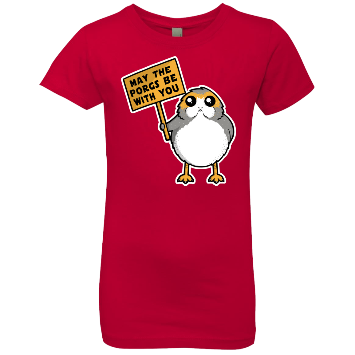 May The Porgs Be With You Girls Premium T-Shirt